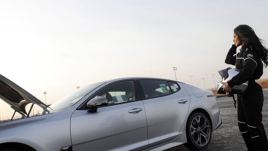 Saudi women speed driving