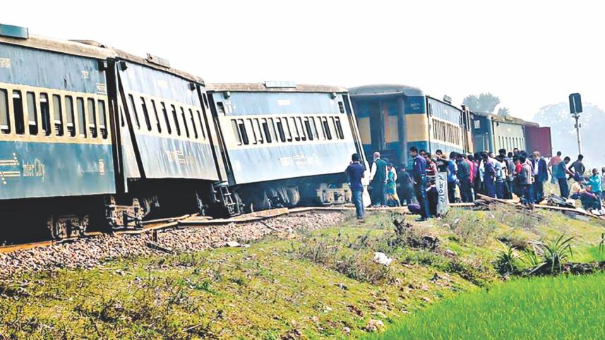 Train Derailment in Moulvibazar