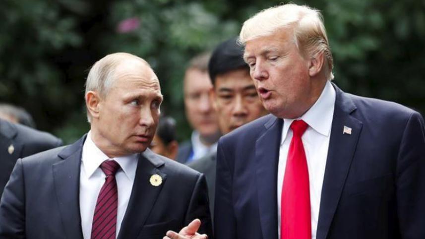 Donald Trump and Vladimir Putin 