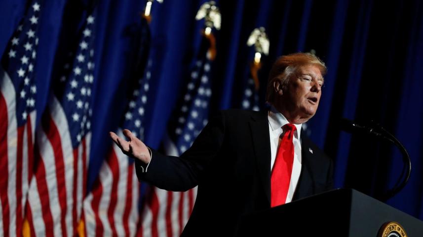 US President Donald Trump