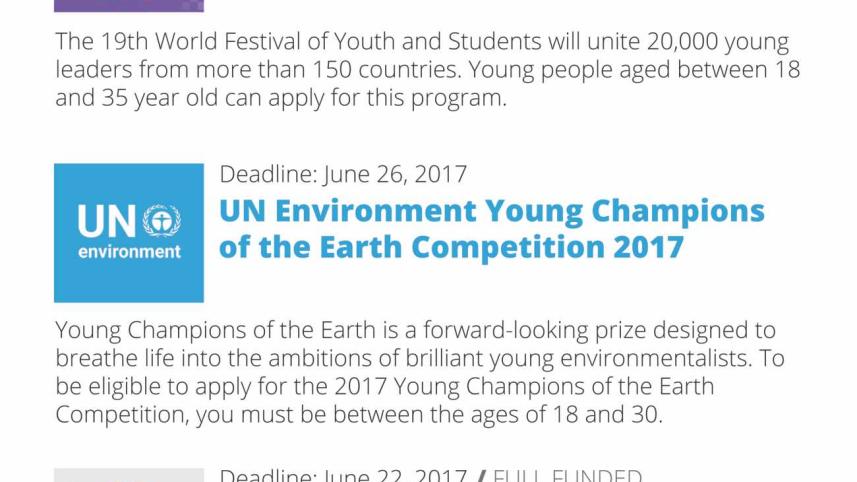 YOUTH OPPORTUNITIES