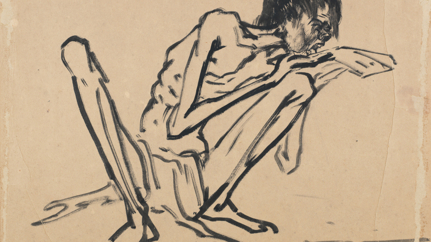 Zainul Abedin, Famine Sketch (1943)