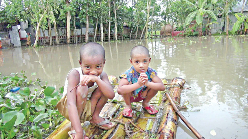 flooded area