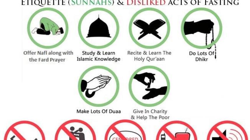 Forgetting basic etiquettes during Ramadan is a common sight unfortunately.
