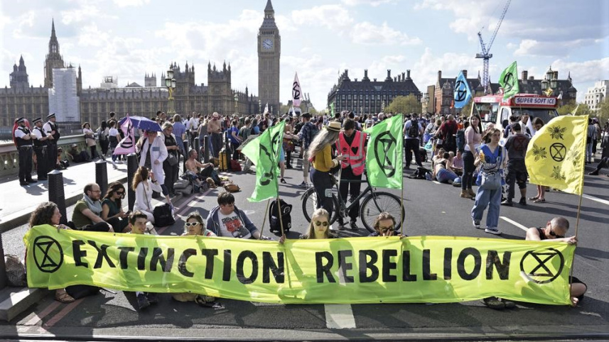 Climate protestors