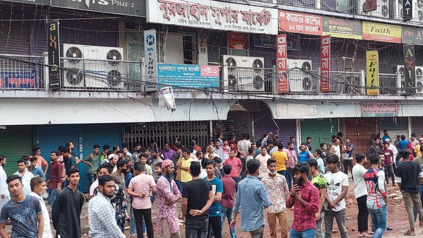 Situation at Dhaka New Market calm; students demand arrest of attackers