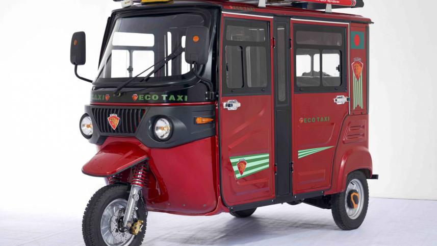 The Baagh Eco Taxi is the first electric three-wheeler to get approval from BRTA to run on the streets of Dhaka.