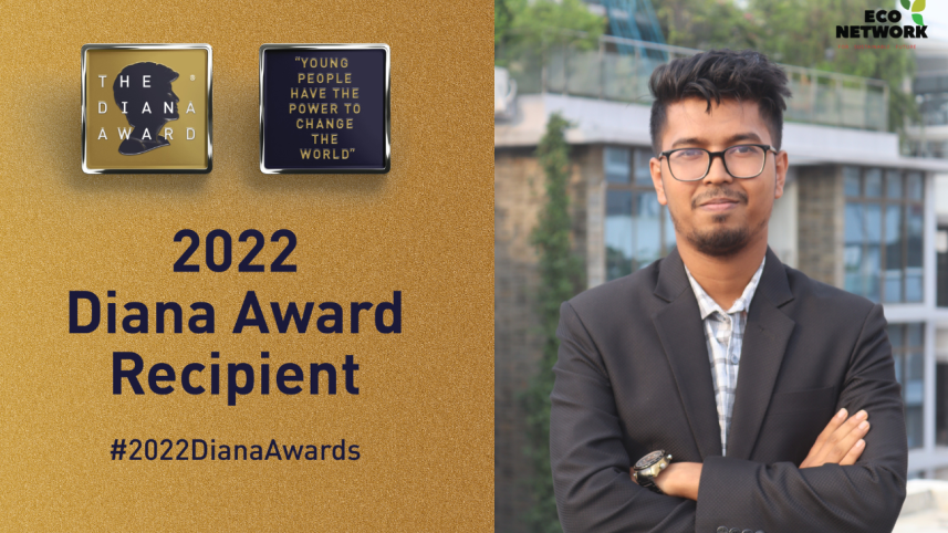 Shamim A Mridha’s Eco-Network wins the Diana Award 