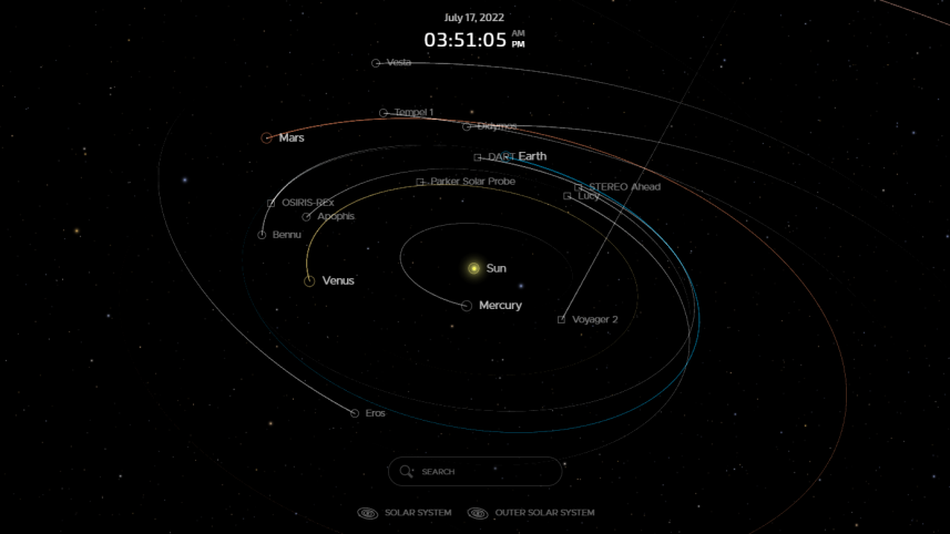 3d solar system NASA
