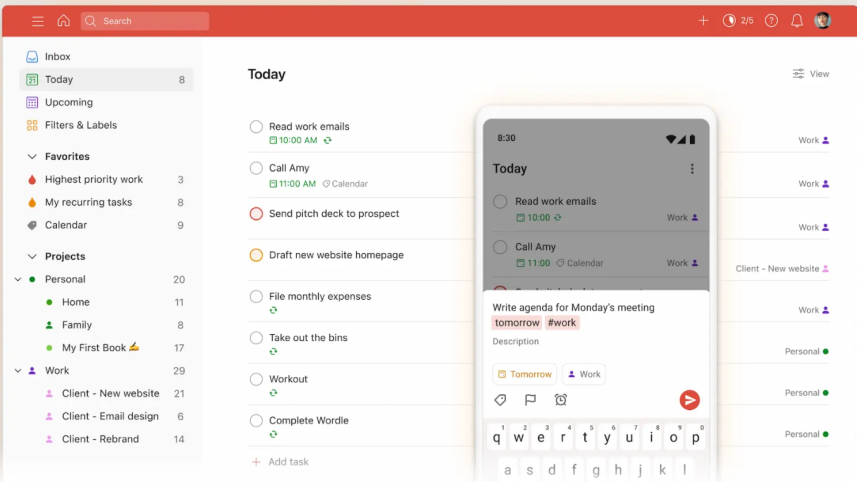 Productivity apps