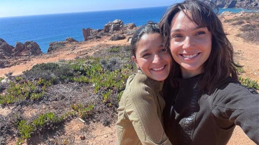 Alia Bhatt with Gal Gadot
