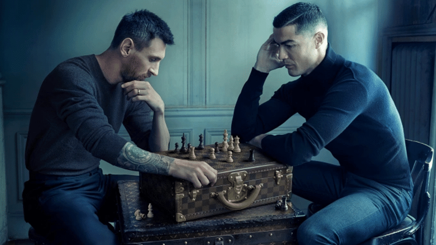 Messi and Ronaldo Pic
