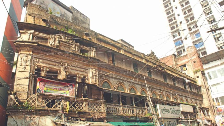 Jahaj Bari in Puran Dhaka/Old Dhaka before demolition