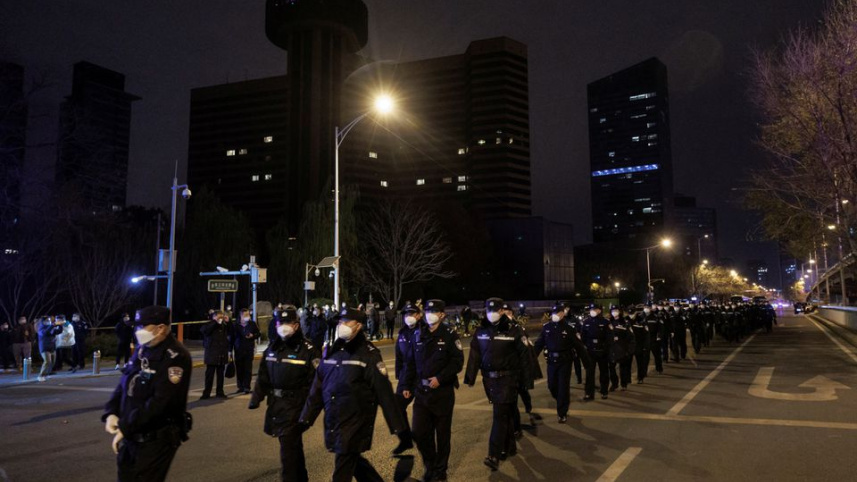 China Covid protest
