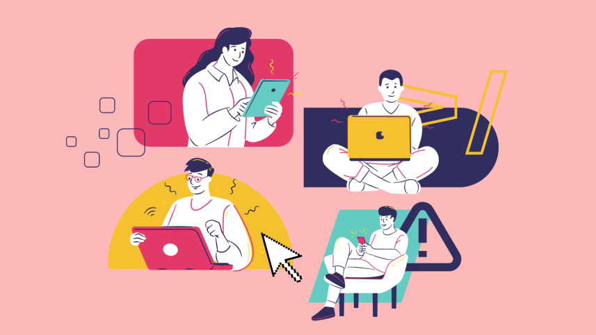 Illustrative representation of computer science group project