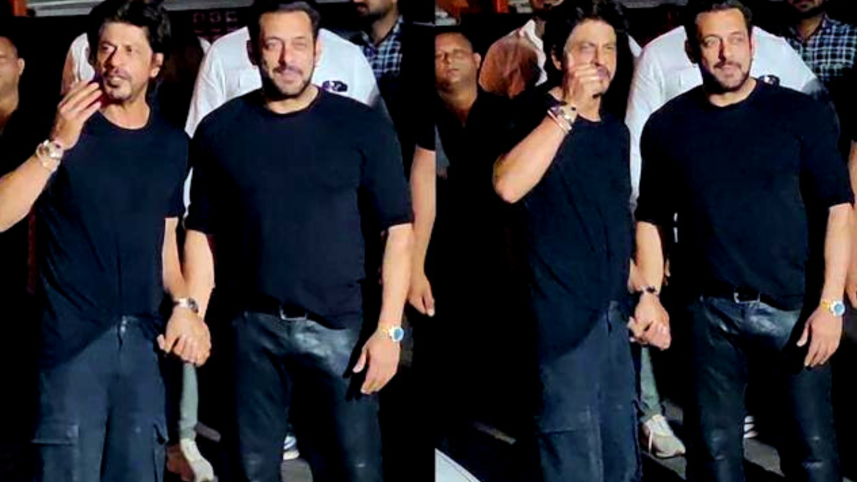 Shah Rukh, Salman twin in black at ‘Dabangg’ star’s birthday