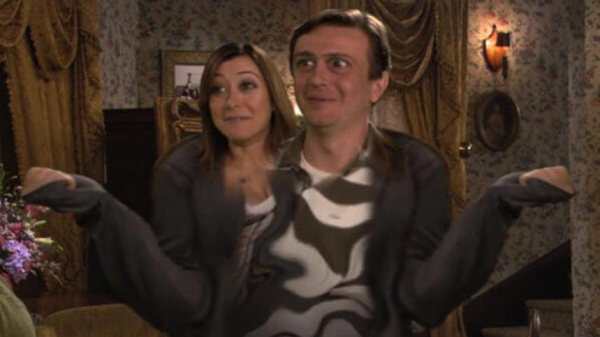 Marshal and Lily from How I Met Your Mother 