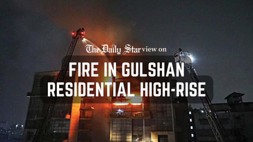 Fire outbreak in Gulshan high-rise