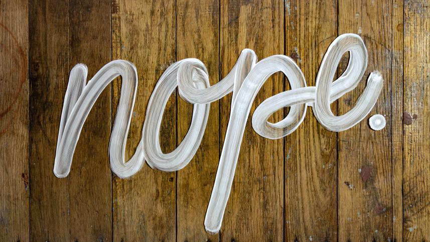 Learning to say No!