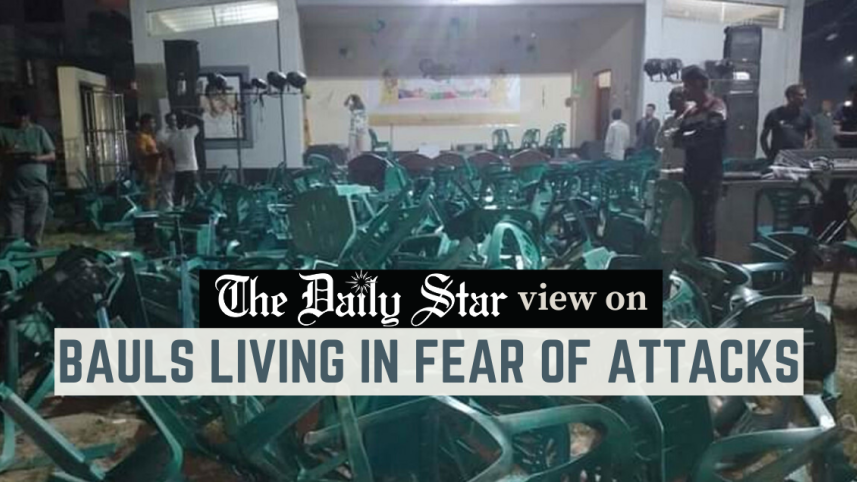 Attacks on Baul singers 