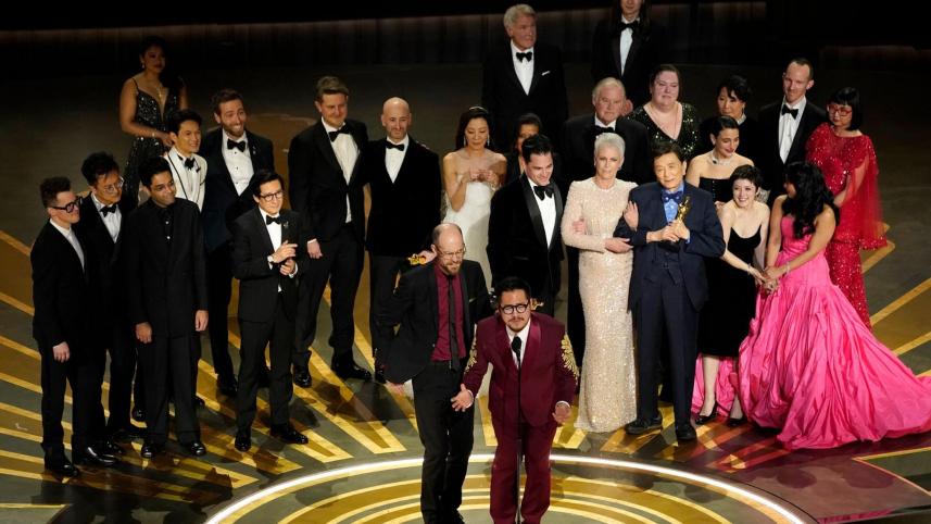 Audience for 95th Oscars rebounds slightly to 18.7 million