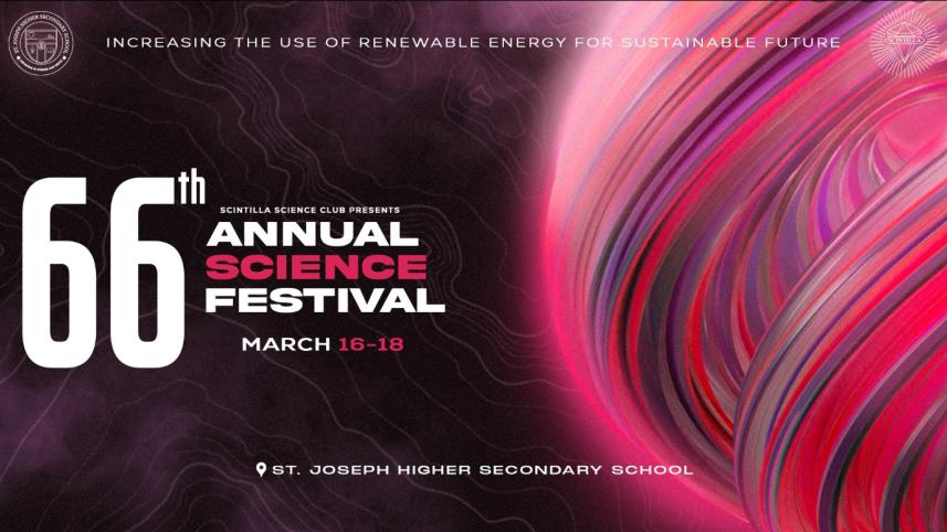 Poster for Annual Science Festival.