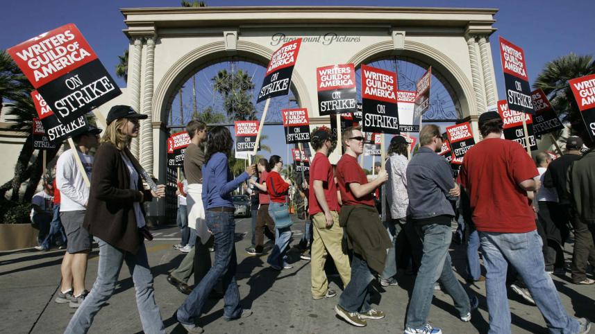 Hollywood screenwriters call a strike after contract negotiations fail