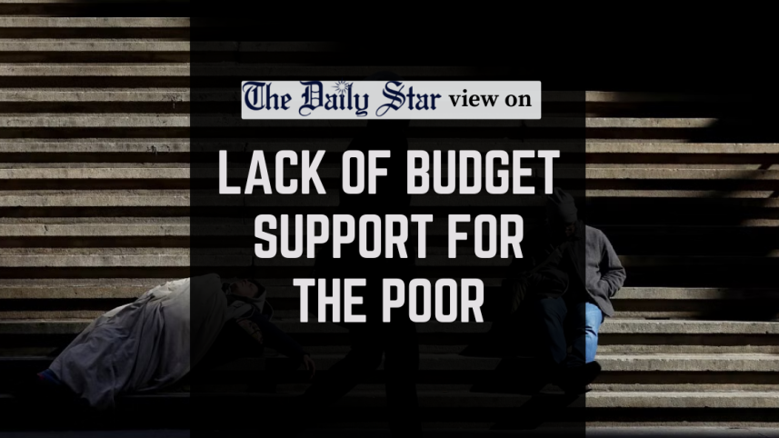 Insufficient budgetary allocation for social safety net programmes  