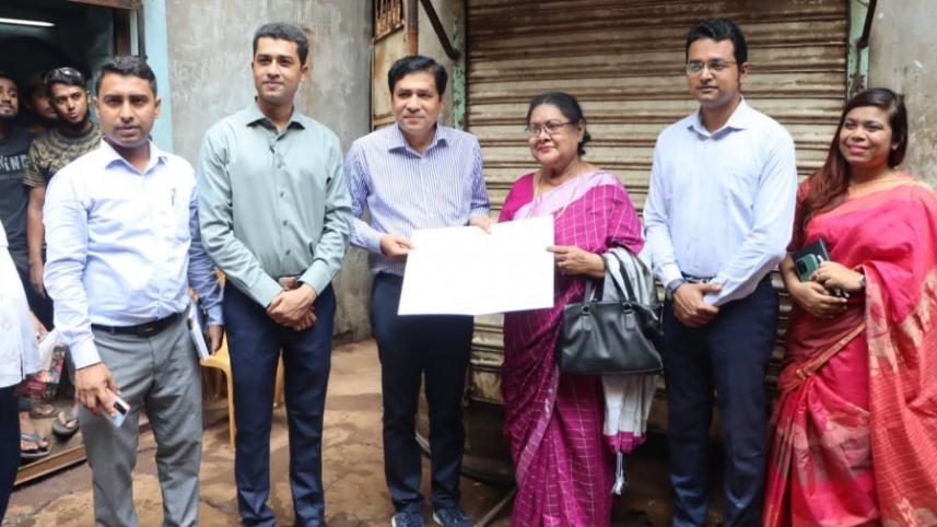 Dhaka District Administration grant Sujata a house