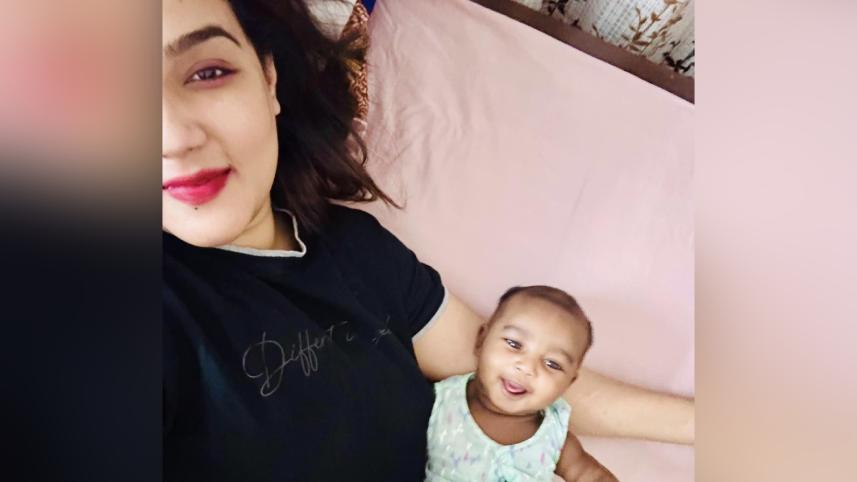 Mahiya Mahi reveals son's face 