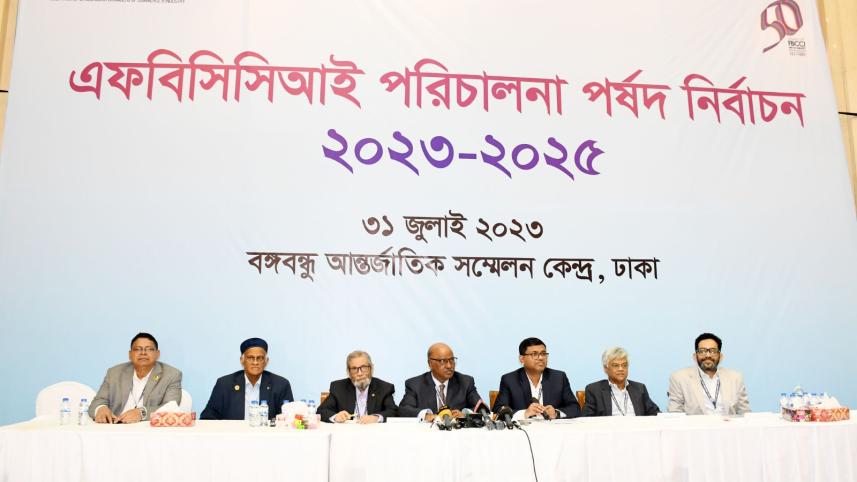 FBCCI POLLS Sammilito Baboshayee Parishad wins 15 post of directors, Baboshayee Oikko Parishad 8