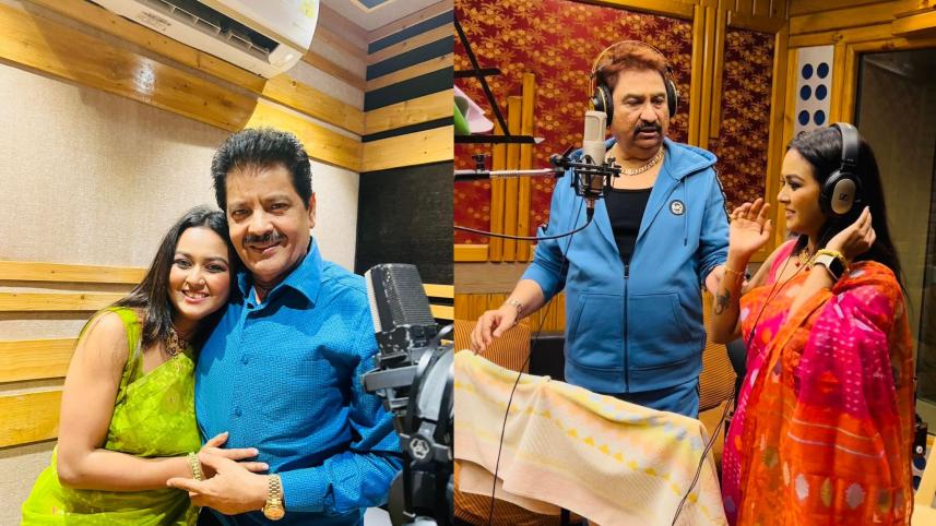 Bangladeshi singer collaborates with Kumar Sanu, Udit Narayan