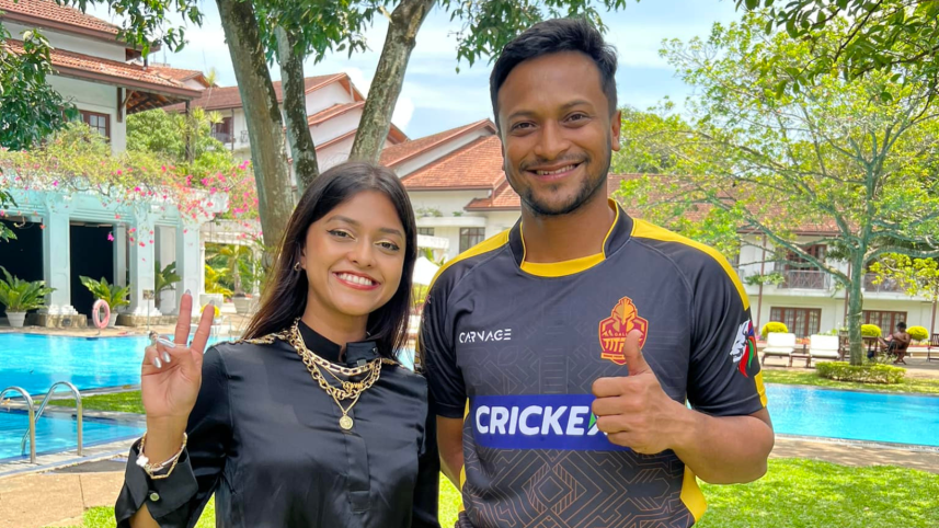 'Manike Mage Hithe' singer Yohani starstruck by Shakib Al Hasan 