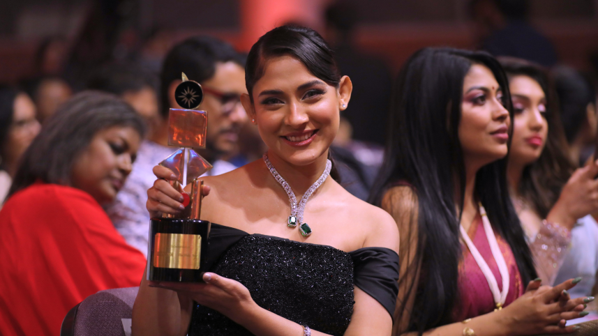 'My father complained that I don't dedicate awards to him, so this is for him'