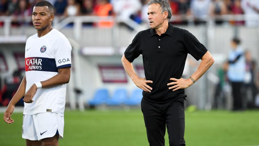 Kylian Mbappe, Luis Enrique