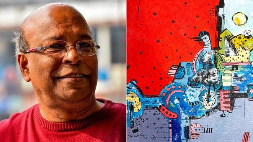 Tajuddin Ahmed's gestural abstraction in the context of Bangladesh