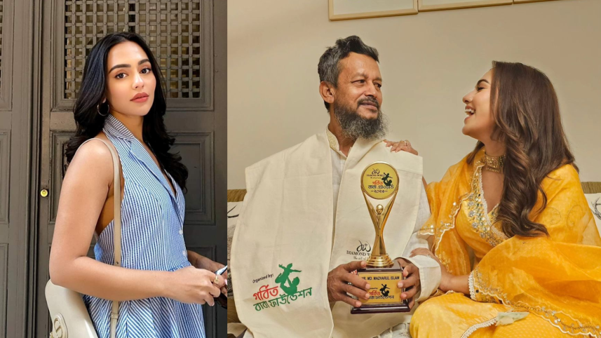 Nusraat Faria seeks prayers for her father in ICU