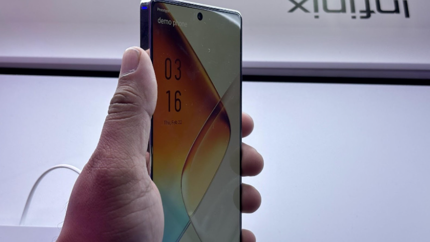 Infinix Note 40 held in hand