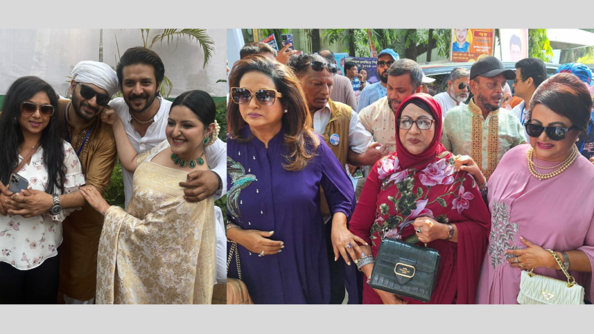 Artistes who cast their vote in BFAA election today
