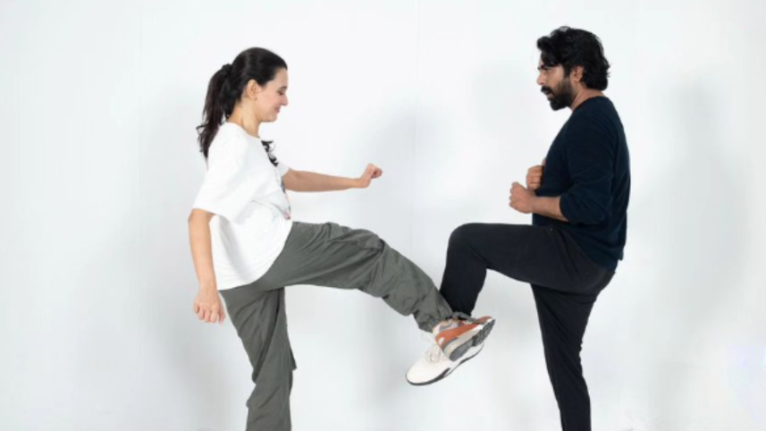 Why did Apurba nearly collapse during filming?