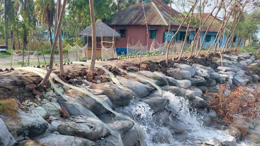 Cyclone damage to Sundarbans infrastructure and biodiversity