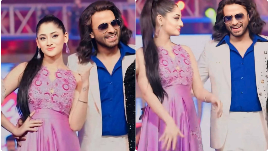 Shakib Khan, Puja Cherry reunite on stage, actress refutes old rumours 