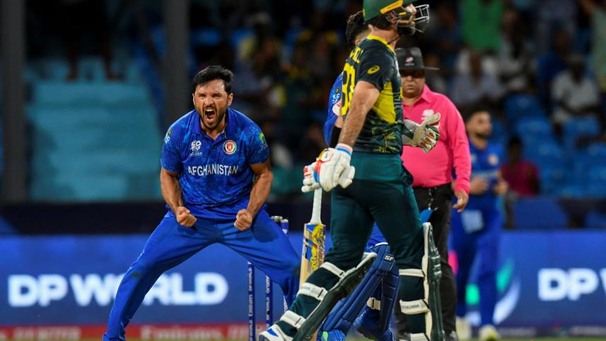 Rahmanullah Gurbaz and Ibrahim Zadran shared an opening stand of 118 to drive Afghanistan to a stunning 21-run win over Australia