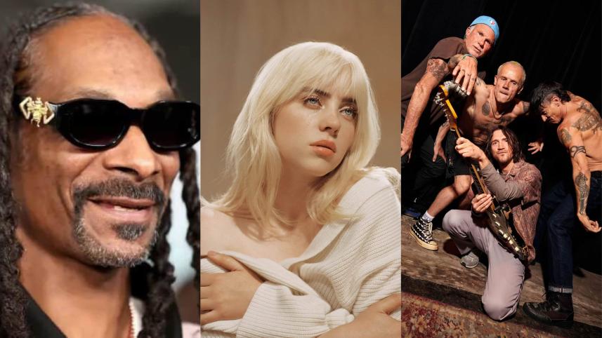 Billie Eilish, Snoop Dogg, and Red Hot Chili Peppers to cap off Olympics