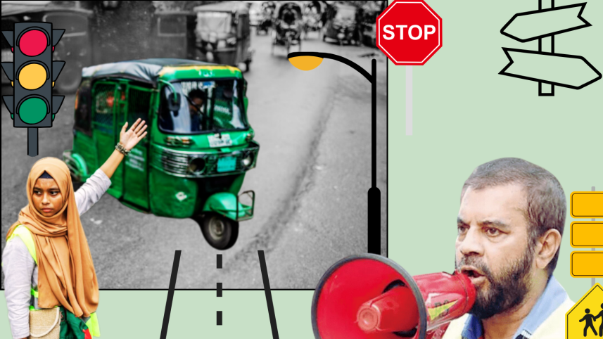Ilias Kanchan commends students for managing traffic during a crisis
