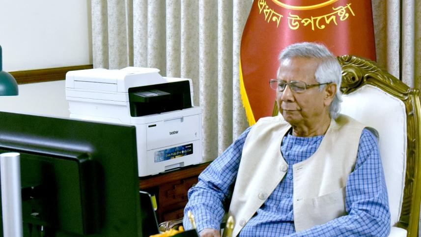 Prof Yunus joins third 'Voice of the Global South Summit' virtually