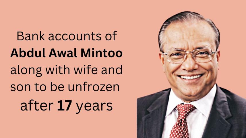 NBR unfreezes bank accounts of Abdul Awal Mintoo