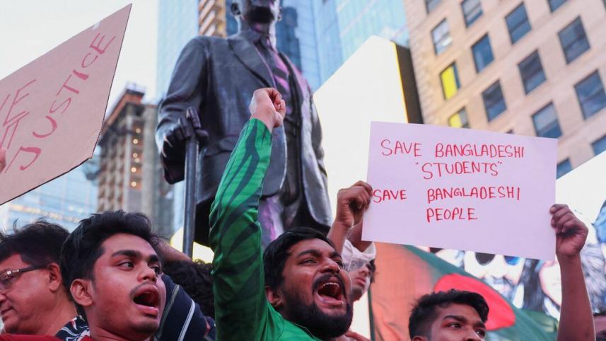 The Bangladeshi diaspora, particularly those in North America and the UK, played a significant role in the recent mass uprising.