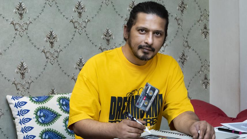 Arnob back on the canvas