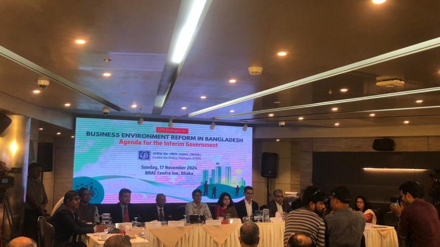 CPD event on business environment reform in Bangladesh